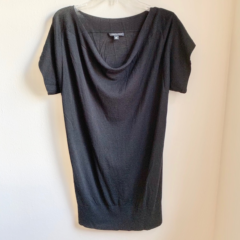 Banana Republic cowl-neck tunic sweater